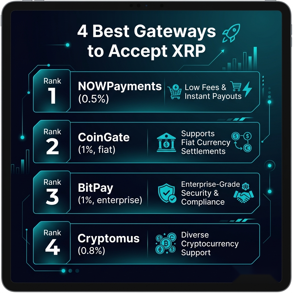 4 best gateways to accept XRP payments